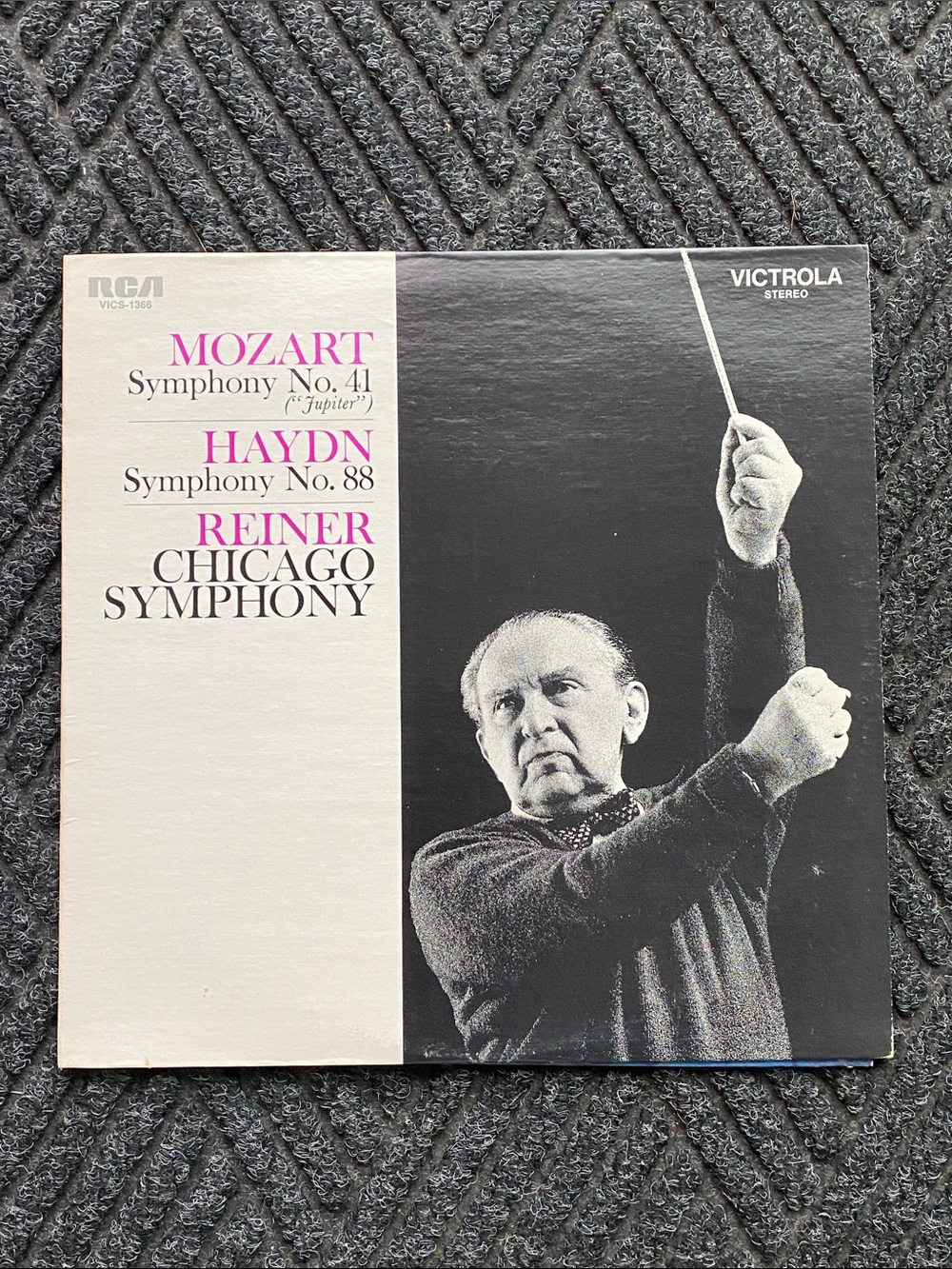 Mozart Haydn Reiner (Chicago Symphony) Vinyl Record